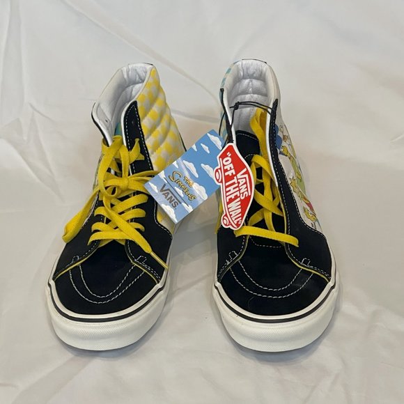 The Simpsons Vans High Tops size M 9.5 W 11 - Picture 3 of 5